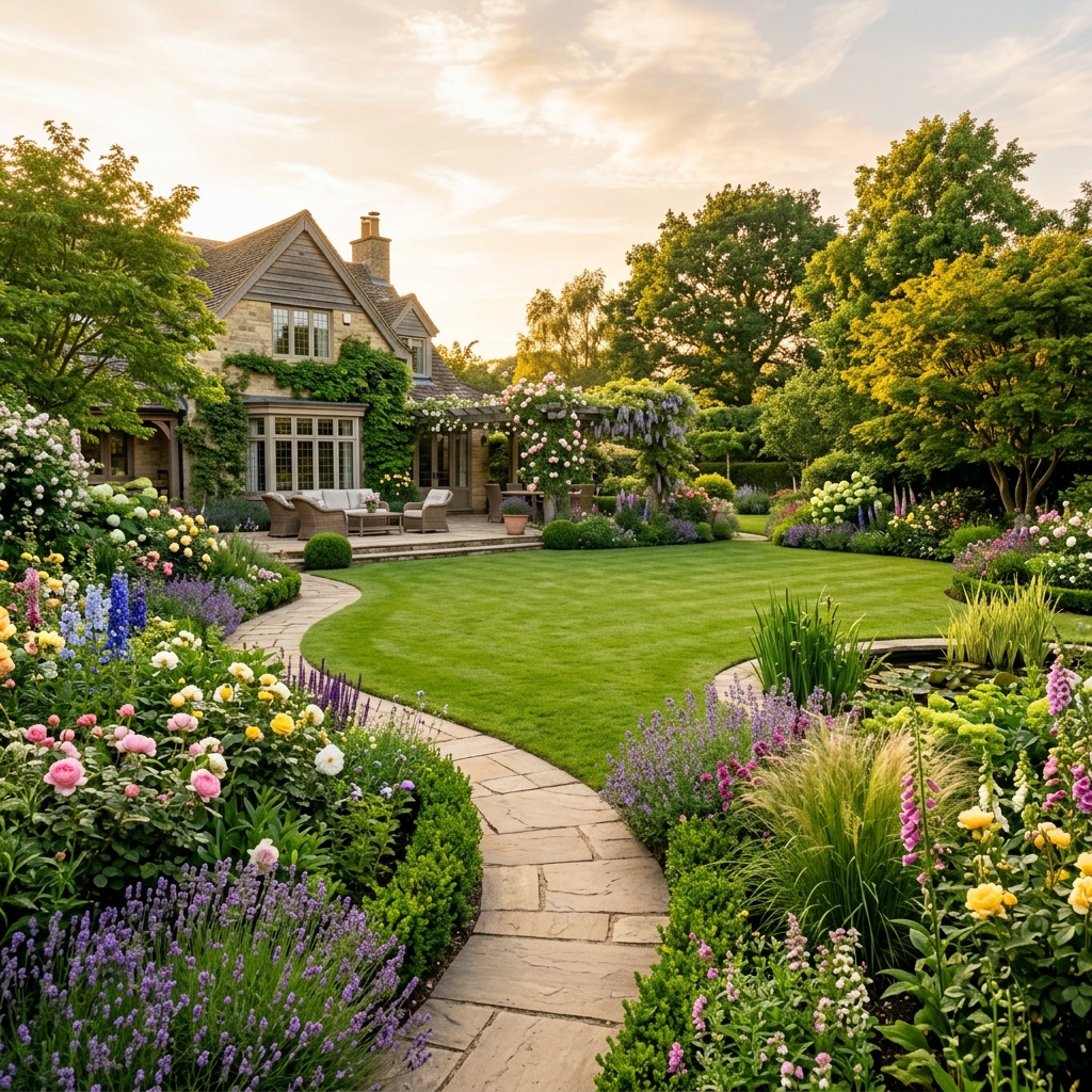 Luxury Landscaped Backyard